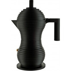 Moka Pulcina nera by Alessi da 6 tazze