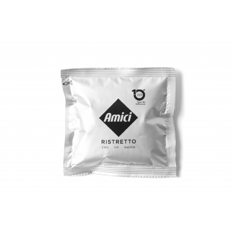 Sachet de 250g café moulu pour Espresso Amici Caffè, Torréfaction foncée