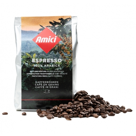250 g di caffè in grani per Espresso