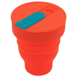 Collapsible Cup 350ml coral 