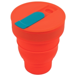 Gobelet réutilisable 350ml corail