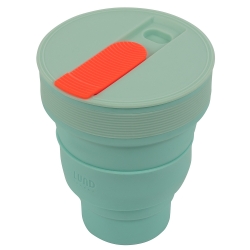 Gobelet réutilisable 350ml turquoise