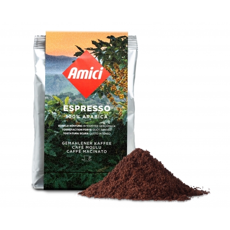 250 gr di caffè macinato per Espresso, Tostatura Scura