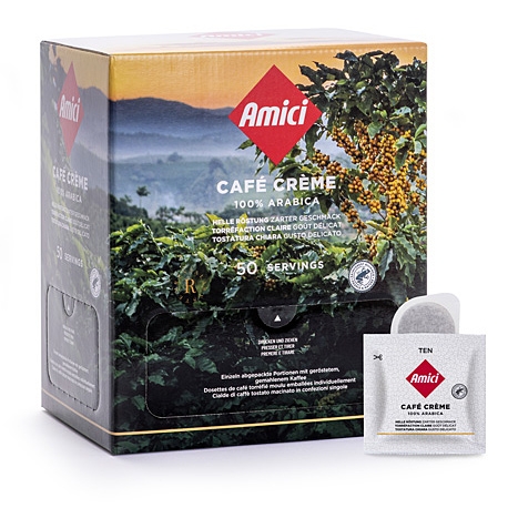 50 cialde TEN Café Crème C87 in confezione singola