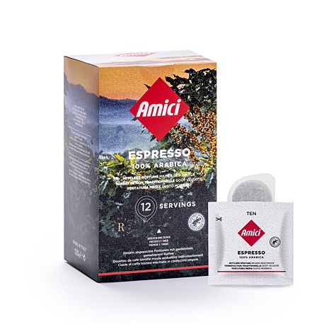 12 TEN Portionen Espresso einzeln verpackt