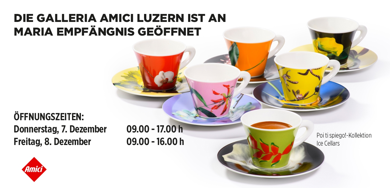 Galleria Amici Luzern geöffnet an Maria Empfängnis